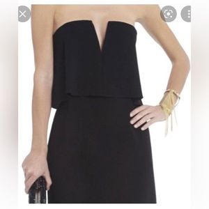 BCBG black mini dress NWT
